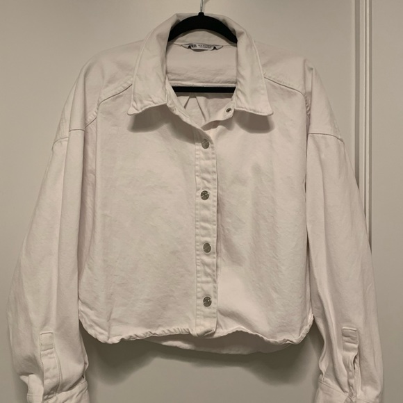 Zara Oversized Denim Shirt - Picture 1 of 6